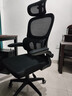 星奇堡人体工学椅电脑椅家用舒适靠背宿舍电竞椅子男办公椅座椅子 黑框黑网+头枕 【升级悬浮腰枕】 实拍图