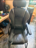 晨淘电脑椅弓形椅家用人体工学休闲电竞椅老板椅书桌办公椅可躺沙发椅 【海绵款+头枕】 黑色白边 实拍图