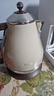 德龙（Delonghi）电热水壶 家用复古304不锈钢烧水电水壶 防干烧大功率1.7L煮水壶 KBO2001.VBG 奶油白 实拍图