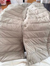 雪中飞经典新款基础舒适轻薄羽绒便捷短款保暖羽绒小马甲轻盈便携舒适 静谧灰|8210-女 2XL 180/100A 实拍图