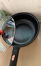 牧利派电炒锅炒菜电煮锅电火锅多功能家用电热锅多用途锅不粘锅一锅多用蒸煮煎炒一体锅小家电料理锅插电 雅黑色-电炒锅不粘锅 带木铲【配加长电线】 特厚款4.5升 机械款-无蒸笼 3-5人 实拍图