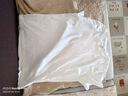 重磅纯棉短袖t恤男高档纯色印花休闲基础款内搭半袖打底衫 白色 XL  140-155斤 实拍图