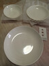 瓷侠客盘子菜盘家用白色骨瓷餐具碟子陶瓷餐盘套装骨碟饺子盘深盘饭盘 8英寸常用菜盘（1个装） 20.6cm 实拍图