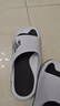 回力运动拖鞋男浴室内户外不易滑厚底凉拖鞋HL39391白黑色45-46码 实拍图