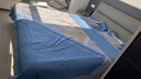 无印良品A类面料纯棉褥子可水洗学生宿舍床垫遮盖物床褥1.2x2米 兰灰 实拍图