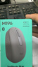 罗技（Logitech）M196 无线蓝牙鼠标 办公鼠标 笔记本商务办公家用 小巧便携 对称手型 石墨灰 实拍图