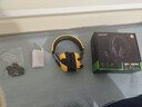戴灵G3游戏电竞头戴耳机2.4G无延迟电脑蓝牙7.1音效fps专用有麦长续航冰丝耳罩个性调音C-media驱动 机甲黄 【电竞C-media解码芯片 】 实拍图