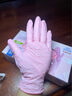 英科医疗 一次性丁腈防护手套 家务清洁餐饮吃小龙虾 粉色 M码 50支装 实拍图