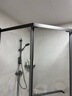 九牧（JOMOO）【定制】极窄小户型钻石移门整体淋浴房一体式淋浴隔断玻璃门E13 现货速发-枪灰光玻1000*1100*1900 实拍图