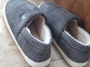 京东京造【厚底防滑】棉拖鞋男秋冬拖鞋室内居家毛拖保暖全包碳灰色44-45 实拍图