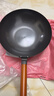 美的（Midea）铁锅炒锅 无涂层精铁炒菜锅 平底牛排煎锅家用燃气灶电磁炉通用 实拍图