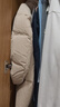 优衣库女装无缝羽绒连帽外套/冰雪羽绒无缝款科技保暖外套469896 31 米色 S /155/80A 实拍图