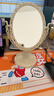 欧式复古高清白色西洋化妆镜双面镜台面镜 复古化妆镜【双面】 复古化妆镜【双面】 实拍图