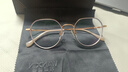 万新（WAN XIN） 近视眼镜防蓝光辐射非球面现片配眼镜框男女0-1500度配成品眼镜 金属-全框-2053GD-金色 1.74多屏防蓝光镜片（近视酷薄） 实拍图