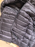 京东京造【air+零压羽绒】轻薄羽绒服男外套冬立领白鸭绒 曜石黑XL 实拍图