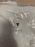 拇指白小T【三防T】二代短袖t恤男女纯棉夏季圆领白小丅打底衫小白t 【拍1发2】男款-皓白+皓白 XL 实拍图