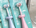 恐龙医生（PROTEFIX）儿童牙刷1-3-6岁3D软毛三面牙刷u型360°全包裹清洁宝宝牙刷牙膏 实拍图