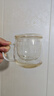 富光花茶杯 男女士茶水分离杯子 双层办公泡茶玻璃杯带把高硼硅水杯 实拍图