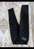 与狼共舞【显瘦小锥裤】时尚百搭通勤休闲男士九分裤 001黑色 M(50)  实拍图