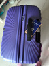 新秀丽（Samsonite）行李箱25英寸拉杆箱竖条纹大容量旅行箱包托运密码箱紫色GU9 实拍图