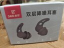 戴思（DAISI）双层降噪超强防噪音学习睡眠防呼噜可水洗纳米硅胶隔音耳塞深灰色 实拍图