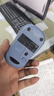 罗技（Logitech）M221 轻音鼠标 无线鼠标 办公鼠标 对称鼠标 带无线微型接收器 雾霭蓝 实拍图