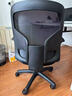 得力（deli）4900S 人体工学靠背办公椅/电脑椅/职员椅 可升降转椅舒棉坐垫 黑 实拍图