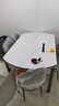 晨巢 岩板餐桌 实木餐桌椅组合现代简约可伸缩折叠吃饭桌子餐厅家具 黑白框架亮光雪山白-111皮椅 1.35米一桌六椅-12MM岩板厚度 实拍图