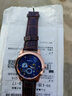 沃凯全自动机芯械男士手表高档日历石英表男款潮流时尚手表男名表 时尚款蓝面 实拍图