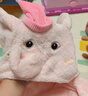babycare婴儿浴巾暖绒洗澡巾光暖黑科技baby绒带帽斗篷-小粉象105*105cm 实拍图