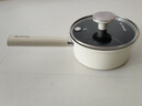 九阳（Joyoung）含钛陶瓷不粘小奶锅0氟健康辅食锅汤锅热奶16cm炉灶通用CN541(LB) 实拍图