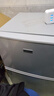 长城（GREAT WALL FRIDGE）家用迷你小冰箱小型冷冻冷藏保鲜宿舍出租房办公室节能省电双开门电冰箱 银色108L【一级能效 全国联保】 实拍图