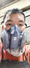 3M7502+2097硅胶防尘口罩电焊工防烟专用活性炭面罩防毒面具工业粉尘过滤棉 实拍图