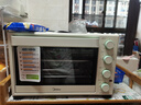美的（Midea）35L家用多功能空气炸锅电烤箱一体机 热风空气炸/独立控温/均匀烘烤/热风循环 PT3515 实拍图