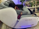 奥克斯（AUX）按摩椅家用全自动全身2025十大品牌太空舱揉捏零重力颈部腰背部智能按摩椅父母亲节礼物实用送爸妈 健康白【美腿机+热敷膝盖/披风+健康监测+负离子】 实拍图