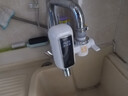奥克斯（AUX）电热水龙头热水器免安装即热速热接驳款厨卫两用加热水龙头 【免安装】雪山白+漏保+送万向喷头 实拍图