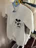 迪士尼（Disney）保暖空气棉秋冬夹棉侧开连体衣柔软舒适哈衣打底衣爬服 白色66cm 实拍图