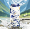 乌苏啤酒（wusu）京东自营天山清爽白啤精酿阿克苏小麦500ml*12罐整箱装京东自营 实拍图