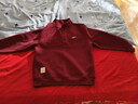 美式休闲POLO立领卫衣男新款春秋款重磅男装宽松大码潮牌内搭衣服 八佳-WY11-红色 2XL -体重135-155斤 实拍图