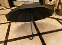 天堂 防紫外线晴雨伞长柄 半自动超大10骨加固商务伞 黑色 实拍图