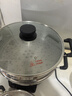 奥克斯（AUX）电炒锅一体多功能锅0涂层电火锅加深大容量大功率家用304不锈钢食品级电煮锅电蒸锅电热锅2-4-10人 标准款-30cm双笼【推荐4-5人】20L 实拍图