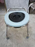 雅高移动马桶凳老人座便器孕妇家用结实折叠厕所神器便携坐便椅 带桶 实拍图