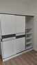 白浅【免费安装】衣柜卧室储物柜子移门衣橱简易推拉门大衣柜 【三门】1.8米主柜 实拍图