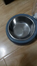 甜浪海猫碗双碗自动喂食器不锈钢狗盆幼猫吃饭喝水防打翻饮水机宠物食盆 实拍图