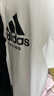 阿迪达斯 （adidas）短袖男夏季户外休闲运动服跑步健身速干T恤 白/黑 3XL 实拍图