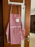 歌梦彤围裙厨房家用纯棉2025新款做饭餐饮专用可爱女洋气网红防污工作服 枣红-6189挂脖小兔纯棉 1条 实拍图