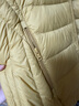 坦博尔轻薄羽绒服女宽松可脱卸帽女士轻薄羽绒外套TD216236 铭黄色 175  实拍图