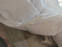 无印良品100%白鹅羽毛被子 羽毛绒丝冬被 秋冬被芯约5.9斤200*230cm白色 实拍图
