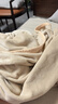 无印良品双面牛奶绒毛毯 办公室午睡毯子 空调毯盖毯毛巾被 150*200cm驼色 实拍图