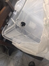 禧天龙塑料衣物收纳箱玩具整理箱车载储物箱55L 透明 1个装 带轮 实拍图